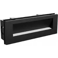 Spectrum ENCANTA ASYMMETRIC LED Wandeinbauleuchte 6W CCT Außenleuchte IP54 Schwarz