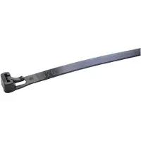 WKK 5520 Kabelbinder 370 mm 7.60 mm Schwarz Lösbar, UV-stabilisiert 100 St.