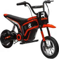 HOMCOM Elektro Motorrad Kinder Elektromotorrad mit 24V 350W Motor, 8-16 KMH