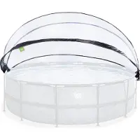 Exit Pool Überdachung ECO ø488cm, Pool Dome, Universal, Pool-Zubehör, Wetterfest