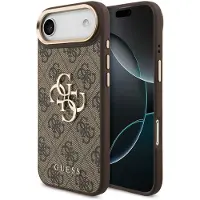 GUESS Apple iPhone Air Hülle - Kunststoff - - Backcover/Hard Case - Braun