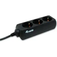 Equip 3-fach Steckdosenleiste, 1,1 m, Typ F, Schwarz, CE, 3 AC-Ausgänge, 220 - 240 V