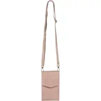 StyleBREAKER Mini Umhängetasche mit V-Klappe und Metall Detail | kleine Handytasche zum Umhängen | elegante Crossbody Bag mit Kartenfächern für Damen