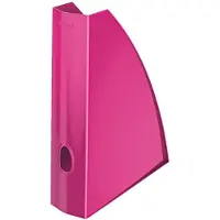 Leitz WOW, Polystyrol (PS), Pink, Prospekt, Katalog, Zeitschrift, Rechteck, 258 mm, 75 mm