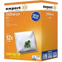 Expert 3101MP EXP, Staubbeutel, Grün, Weiß, Synthetisch, 12 Stück(e)