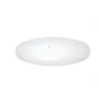 NEXTREND - GmbH Freistehende Badewanne VICE 2.0 - Acryl - 183,5 x 78,5 x 76,9 cm, Farbe:Schwarz / Weiß matt