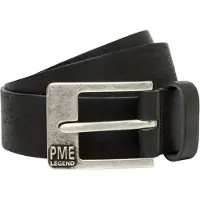 PME Legend Herren Ledergürtel FAR WEST BELT - 85-110cm Gürtellänge - Black 999 - 85cm