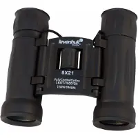 Levenhuk Atom 8x21, Dach, 8x, 2,1 cm, Vollbeschichtet (FC), Schwarz