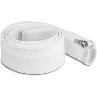 DeLOCK Geflechtschlauch mit Reißverschluss hitzebeständig 1 m x 50 mm weiß, Weiß, Polyester, 1 Stück(e)
