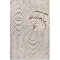 Elle Decoration Designteppich "Cosy Panglao, auch als Rundteppich erhältlich", rechteckig, 14 mm Höhe, uni Kurzflor, Hoch Tief Struktur, modern, Skandi, Boho, Wohnzimmer