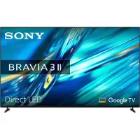 Sony BRAVIA 3 II, 139,7 cm (55"), 3840 x 2160 Pixel, LED, Smart-TV, WLAN, Schwarz