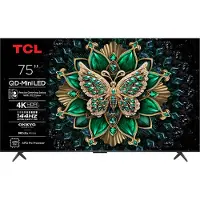 TCL 75C69K, 190,5 cm (75"), 3840 x 2160 Pixel, QD-Mini LED, Smart-TV, WLAN, Metallisch