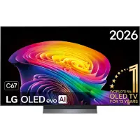 LG OLED55C67LA OLED evo TV C6 (Flat, 55 Zoll / 139 cm, 4K, SMART TV)
