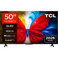 TCL S5L 50S5L, 127 cm (50"), 3840 x 2160 Pixel, QLED, Smart-TV, WLAN, Schwarz