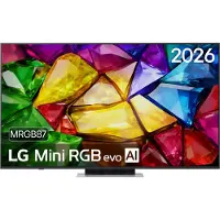 LG Mini-LED-Fernseher "65MRGB87B9B", Energieeffizienz: D, bunt (schwarz), 65 ′′, Fernseher, Mini-LED-Fernseher