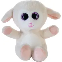 Bauer Spielwaren Plüschtier Glitzer Lamm (weiß, 15cm)