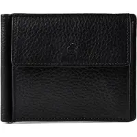 Esquire Leder Geldklammer Kartenetui Texas RFID Dollarclip Black schwarz