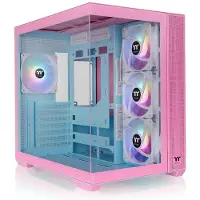 Thermaltake View 380 TG ARGB, Midi Tower, PC, Weiß, ATX, micro ATX, Mini-ITX, SPCC, Gehärtetes Glas, Gaming