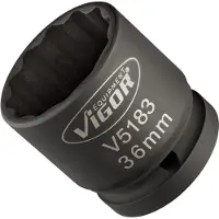 Vigor Schlagschrauber Steckschlüsseleinsatz V5183 3/4" Doppelsechskant SW 36