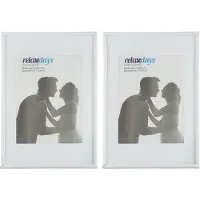 Relaxdays 2x Bilderrahmen