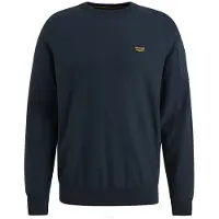 PME Legend Rundhalspullover mit Logo Stickerei