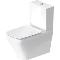 Duravit Stand-WC-Kombination DURASTYLE tief, 370x700mm, Abgang Vario weiss