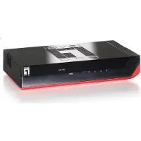 Level One GSW-0507, Unmanaged, Gigabit Ethernet (10/100/1000), Vollduplex, Wandmontage