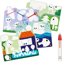Adlibris Wasserfarben-Set im Garten,