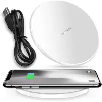 Naukita Wireless Charger Ladestation Ladegerät für Samsung Galaxy S23 S22 S21 S20 15W