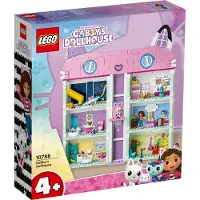 LEGO 10788 Gabby's Dollhouse Spielzeug-Set, 8 Zimmer & 4 Etagen Gabbys Puppenhaus Spielzeug mit Gabby, Pandi, Meerkatz, Kuchi Figuren und Zubehör, Geschenk für Mädchen ab 4 Jahren, Jungen und Kinder