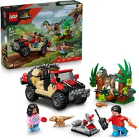 LEGO Jurassic World Konstruktionsspiel: Flucht Vor Dem Raptor Im Geländewagen