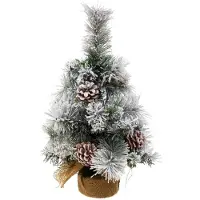 FÉÉRIC LIGHTS AND CHRISTMAS Künstlicher Weihnachtsbaum, schneebedeckt, Weihnachtsschmuck, 50 cm