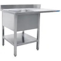 Saro Spülcenter 1 Becken, links - B 1200 x T 600