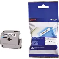 Brother M Tape M K231S Schriftbandkassette Bandbreite: 12 mm schwarz weiß