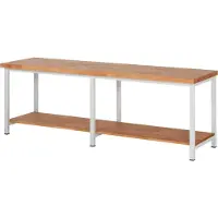 RAU Werkbank höhenverstellbar 8000-7, B2500xT700xH840-1040mm