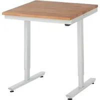 RAU Arbeitstisch 750x800x720-1120 elektrisch B-Platte 25mm l.gr