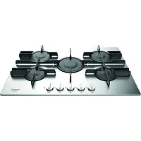Ariston Hotpoint FTGHL 751 D/IX/HA, Edelstahl, Integriert, 75 cm, Gaskochfeld, Edelstahl, 5 Zone(n)