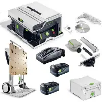 Festool Akku Tischkreissäge CSC SYS 50 EBI-Basic + Untergestell +Akku+ Ladegerät
