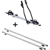 VDP Fahrradträger SAGITTAR + Dachträger RAPID kompatibel mit für Kia Grand Carnival (VQ) (5Türer) 06-11