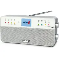 Dual WDR DAB+ Radio mit 8 WDR-Festspeichertasten, Bluetooth und Fernbedienung