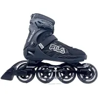 Fila Skate Fila Crossfit 90 Skates schwarz mit halbweichen Stiefeln und 90 mm Rollen