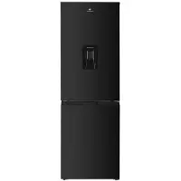 Continental Edison CEFC325NFBD Kühlschrank-Gefrierkombination 325 L No Frost, Wasserspender, Schwarz, 2 Türen, Bottom Freezer