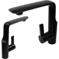 Comet Wasserhahn Einhebelmischer Modena Wohnmobil Wohnwagen Caravan Camping Boot + Schalter schwarz matt