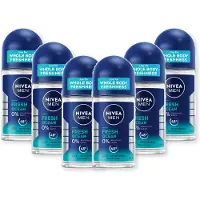 Beiersdorf NIVEA Men Deodorant Fresh Ocean Deo Roll-On 6 x 50ml