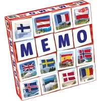 Tactic Memo-Spiel Flaggen
