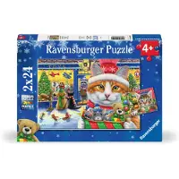 Ravensburger - Christmas Kitties 2x24p (12004059)