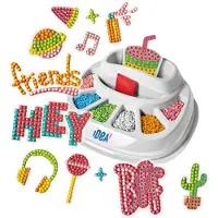 Clementoni Idea! Bastelset Sparkly Creations Pop Style