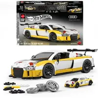 Hot Wheels ‘15 Audi R8 LMS Bauspielzeugset (820 Teile), für Sammler, Bausatz, 10 Jahr(e), Kunststoff, Metall, 820 Stück(e), 1,64 kg