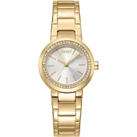 DKNY Damenuhr Quarzuhr gold / silber onesize Damen 30 DK1L024M0135, DK1L024M0165