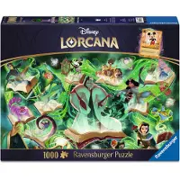 Ravensburger Erwachsenenpuzzle 1000 Teile - Disney Lorcana - Glimmers of the Realm: Emerald